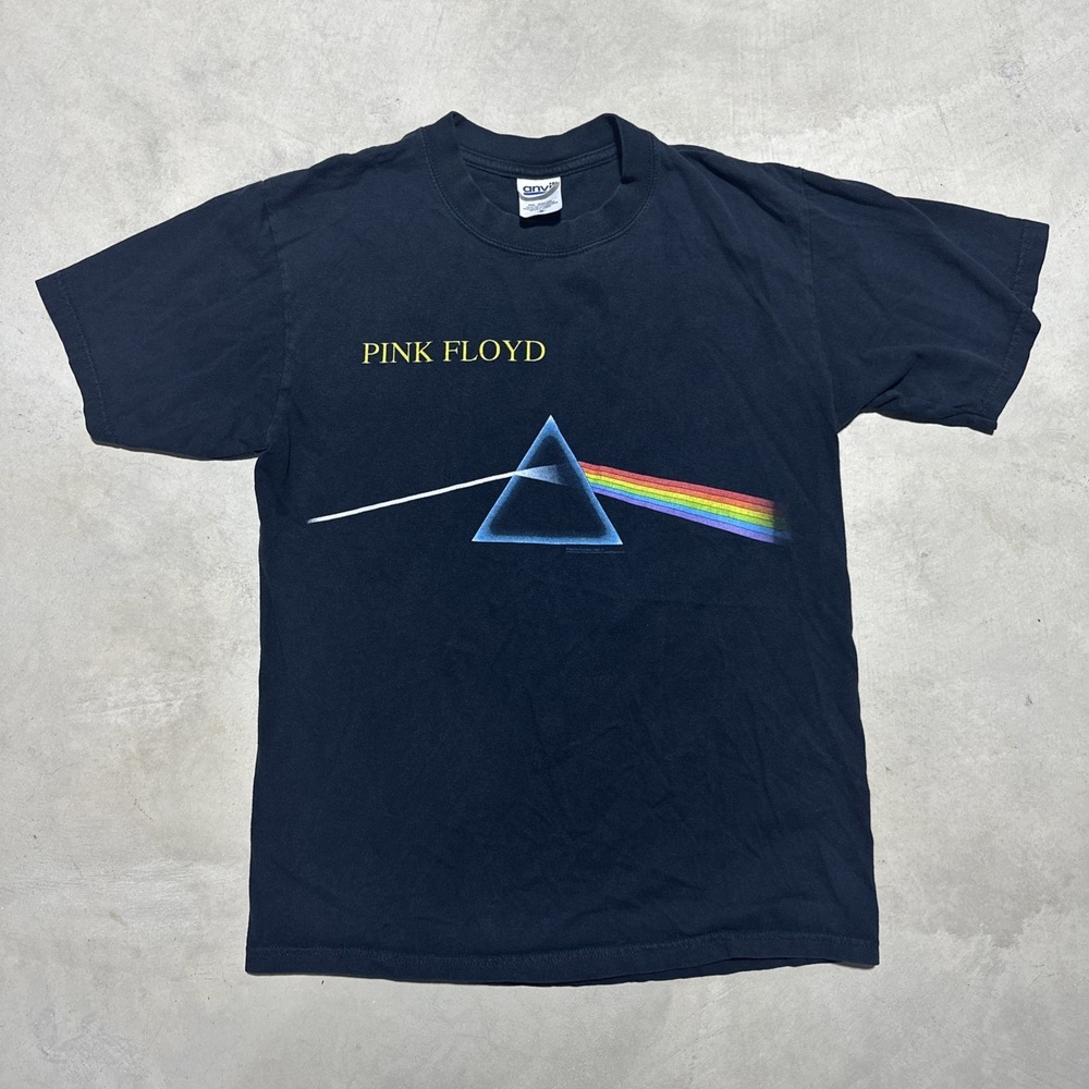Vintage 90s Pink Floyd Dark Side of the Moon T Shirt Men's SZ Small 1st In Space